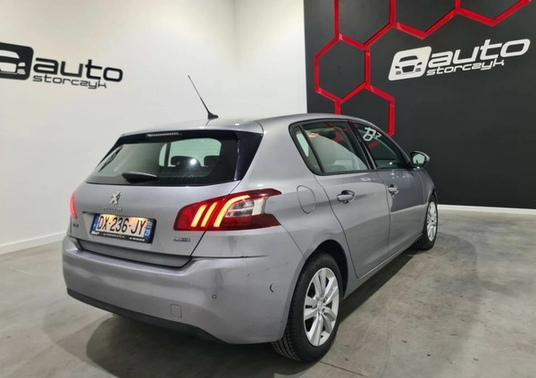 Peugeot 308 cena 22700 przebieg: 160000, rok produkcji 2015 z Łeba małe 277